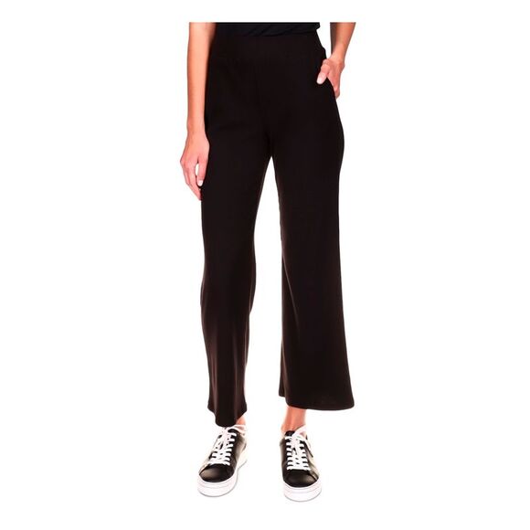 Michael Kors Women's Waffle-Knit Jogger Pants Black Size 3X